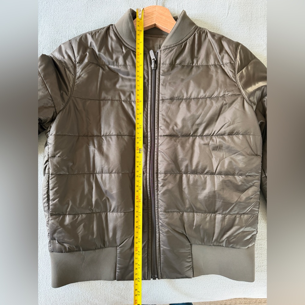 Lululemon Olive Bomber Jacket - Picture 7 of 11